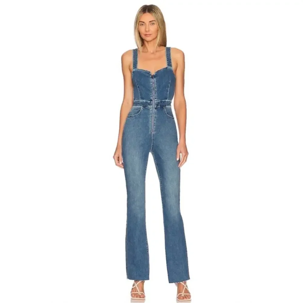 Free People Curvy 2nd Ave One Piece Jumpsuit 6